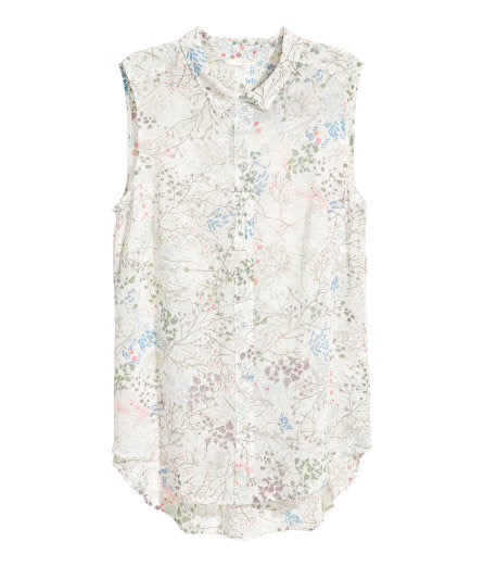 sleeveless blouse