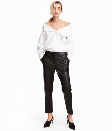 Faux Leather Pants, $34.99