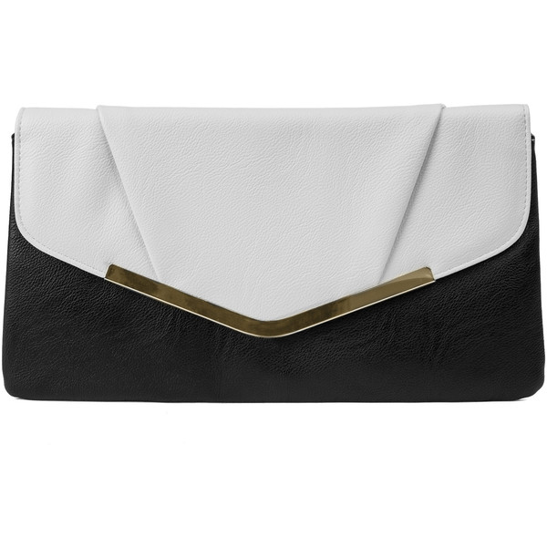 Gunne Sax by Jessica McClintock Arielle 2 Tone Envelope Flap Clutch, $24