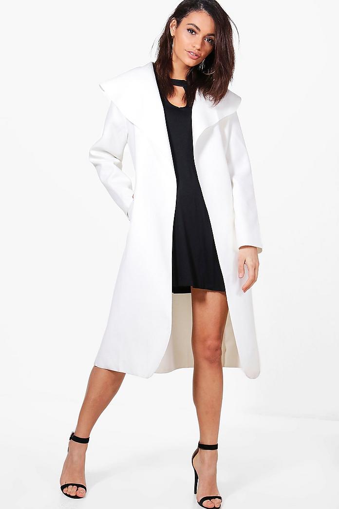 Kate Belted Shawl Collar Coat, $23