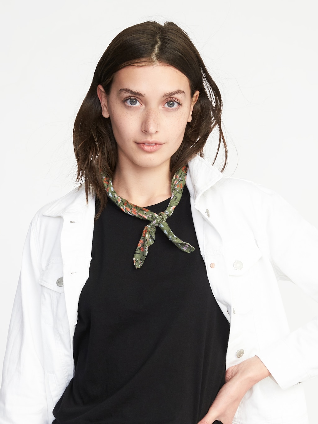 Lightweight Printed Neckerchief for Women, $8.99