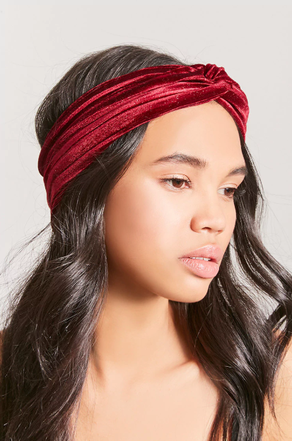 Textured Twist-Front Headwrap, $3.92