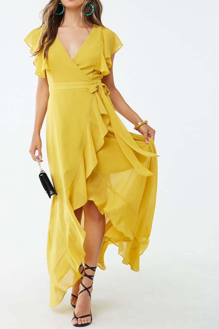 High-Low Wrap Dress, $45
