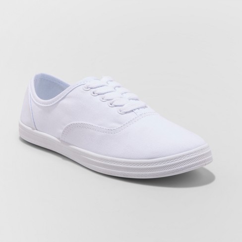 Women's Emilee Lace Up Canvas Sneakers, $10