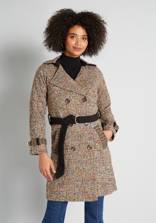 multicolored trench coat as inauguration 2021 dupe