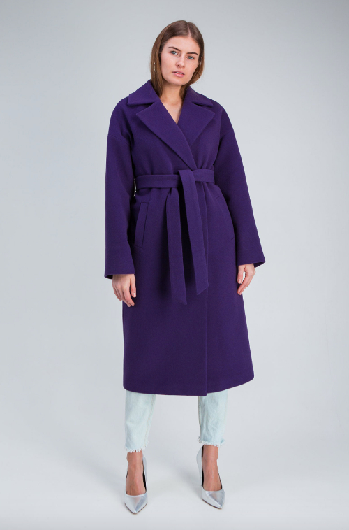 oversized purple coat as inauguration 2021 dupe