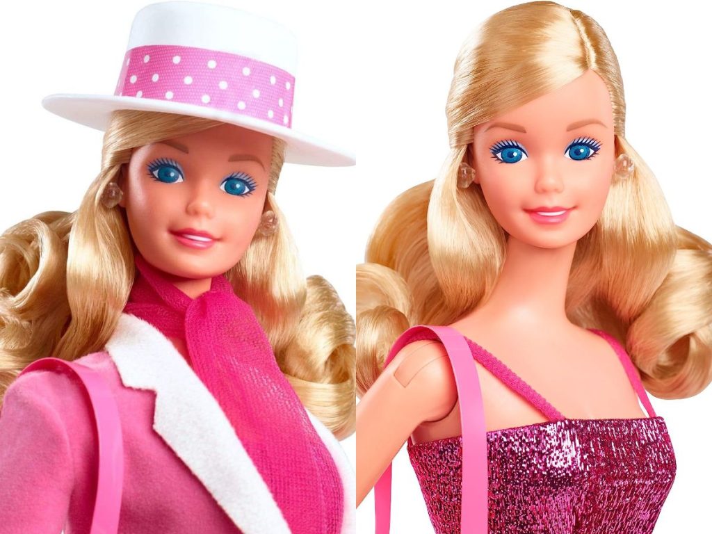 Margot Robbie dressed as Barbie